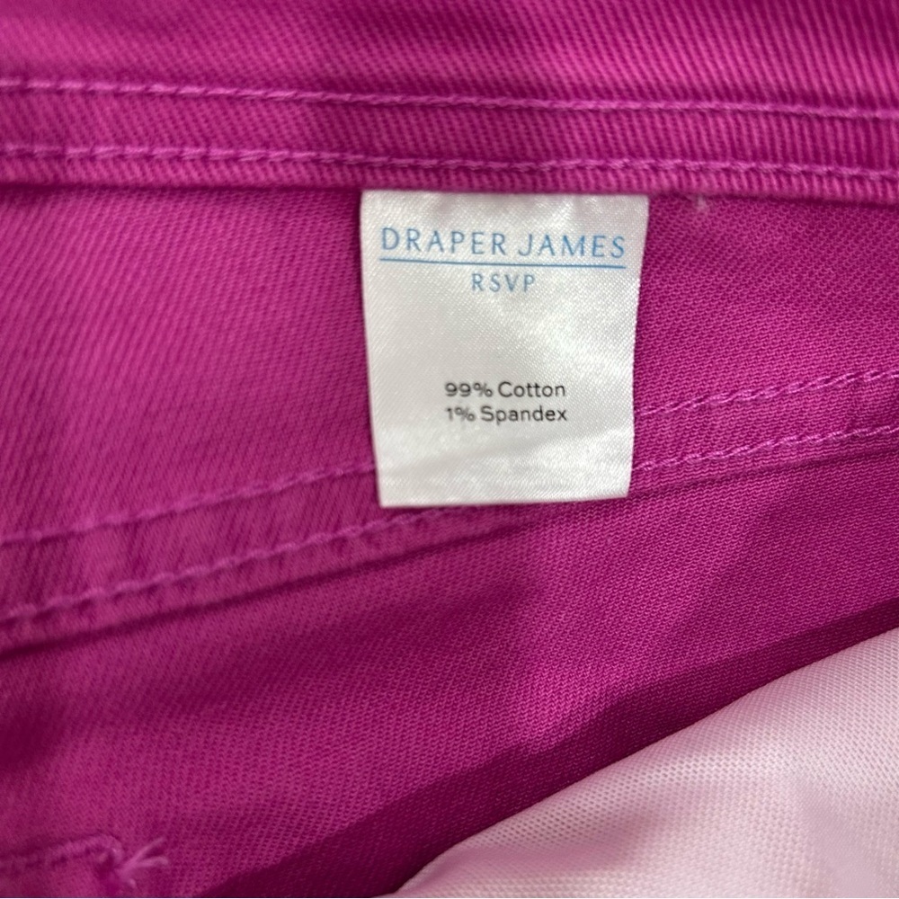 NWT Draper James RSVP Slash Pocket Wide Leg Jeans Size 18 Pink Orchid Brand New - Picture 5 of 7